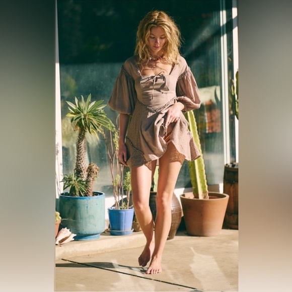 FREE PEOPLE Juniper Mini DRESS - Picture 4 of 4